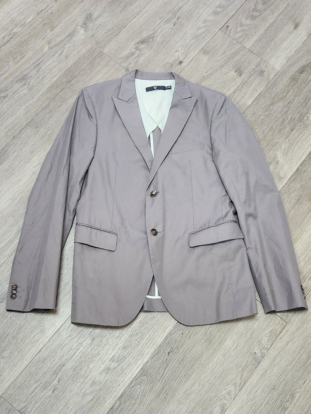Uniqlo U Tailored Jacket Light Grey Lemaire Minimalist Men’s Size Medium